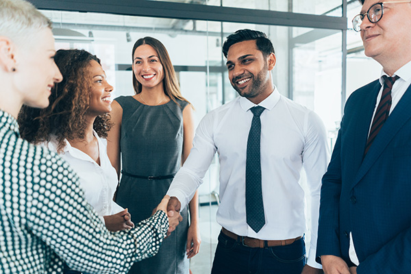 business people handshake