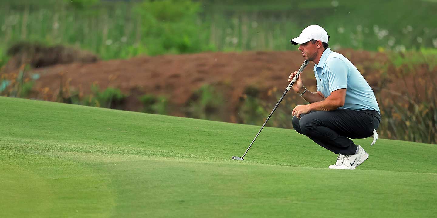 Rory McIlroy on the green, promoting wellness through golf, embracing outdoor activities, FM mission of healthy lifestyle, golf as a fitness activity, enhancing focus and strategy, supporting mental well-being through sports, community engagement in golf, health benefits of golfing